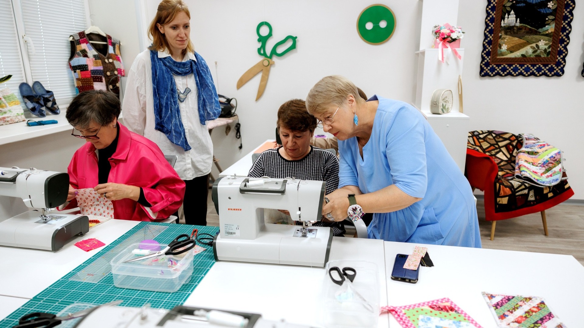 В Уватском районе открылась студия лоскутного шитья «Клюква»