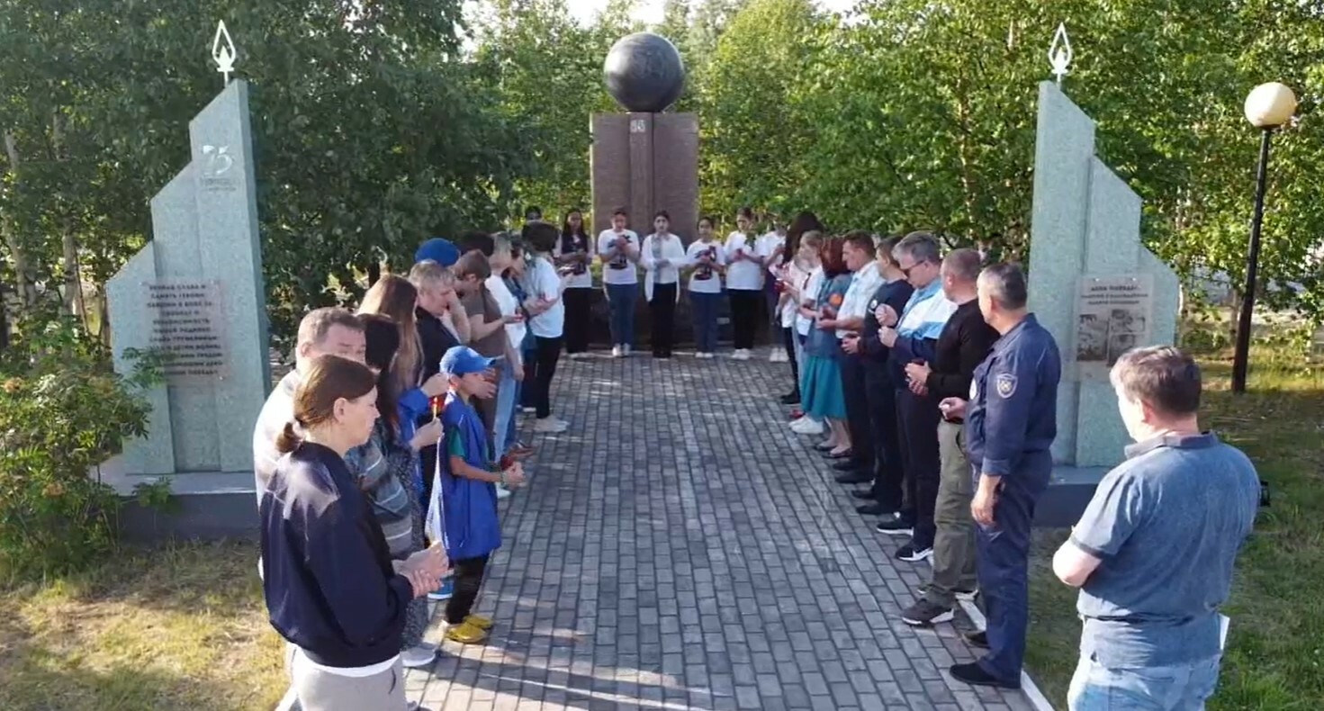 Жители Фёдоровского приняли участие в акции «Свеча памяти»