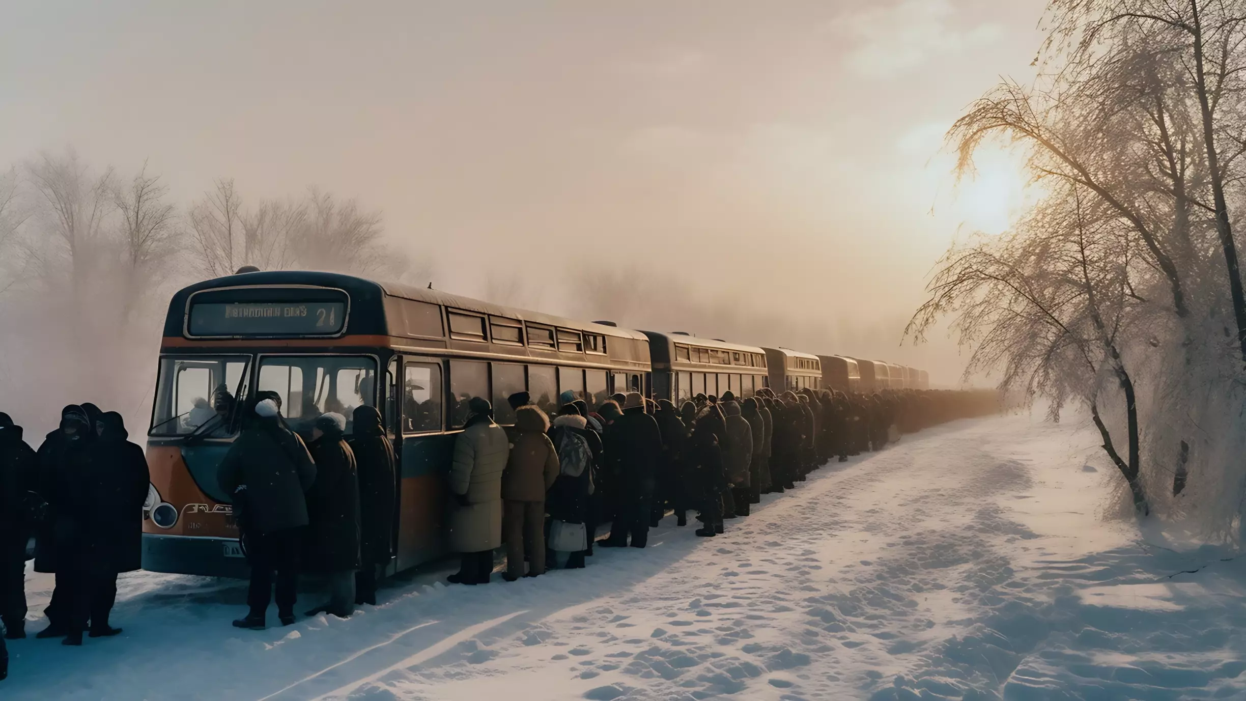 Мэрия Сургута объяснила, почему люди ждали автобус полтора часа на морозе