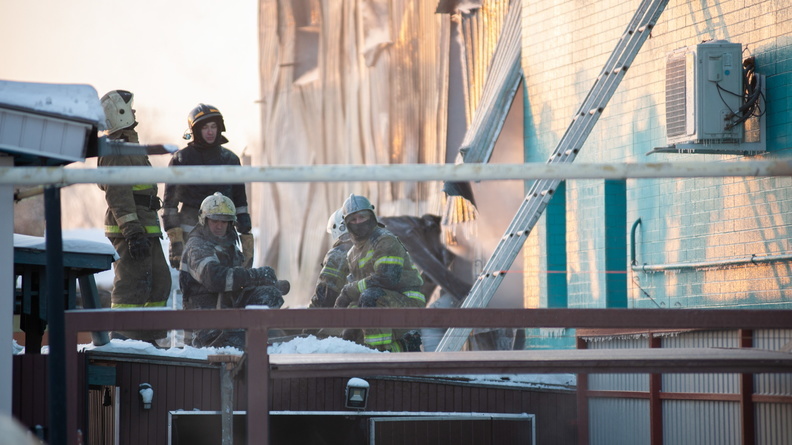 В Нижневартовске на Чапаева случился пожар в многоэтажке