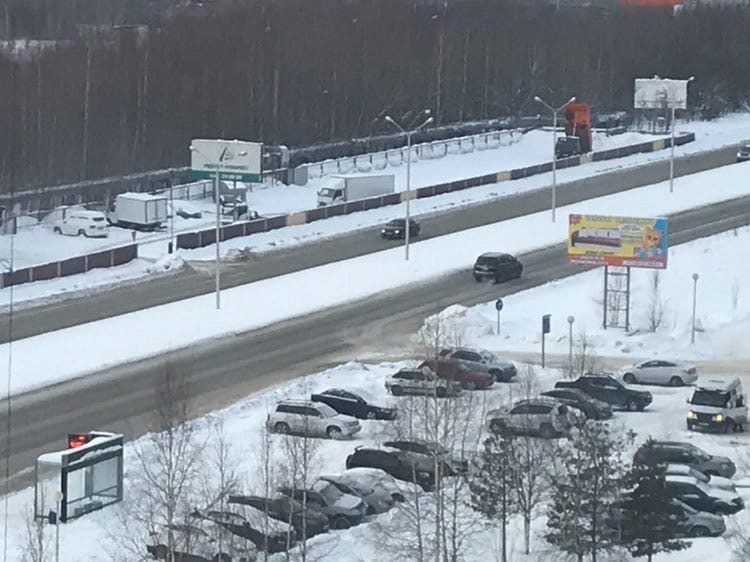 Жители Нижневартовска снова зафиксировали незаконное складирование снега