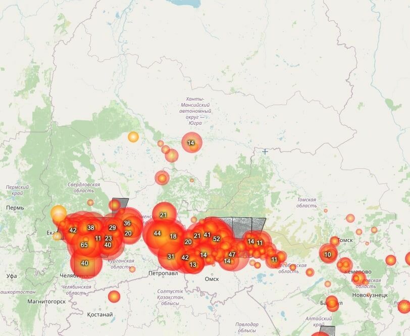 С 1 по 8 мая на территории нашего округа ликвидировано 5 лесных пожаров.