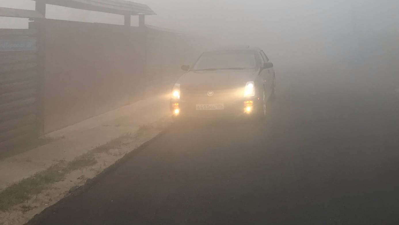 Silent Hill курит в сторонке. Нягань накрыл смог от лесных пожаров