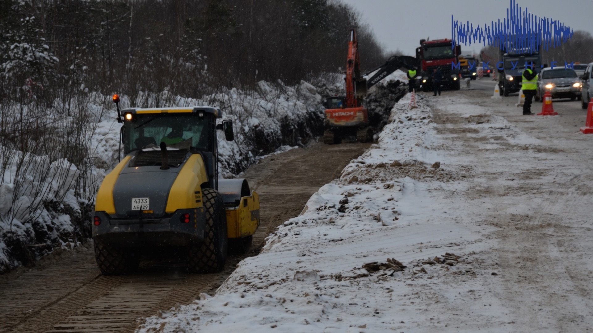 В Архангельске ограничат проезд по Окружному шоссе до 6 марта из-за ремонта